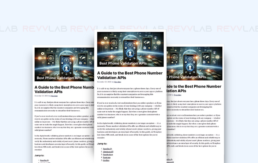 RevvLab agency's portfolio